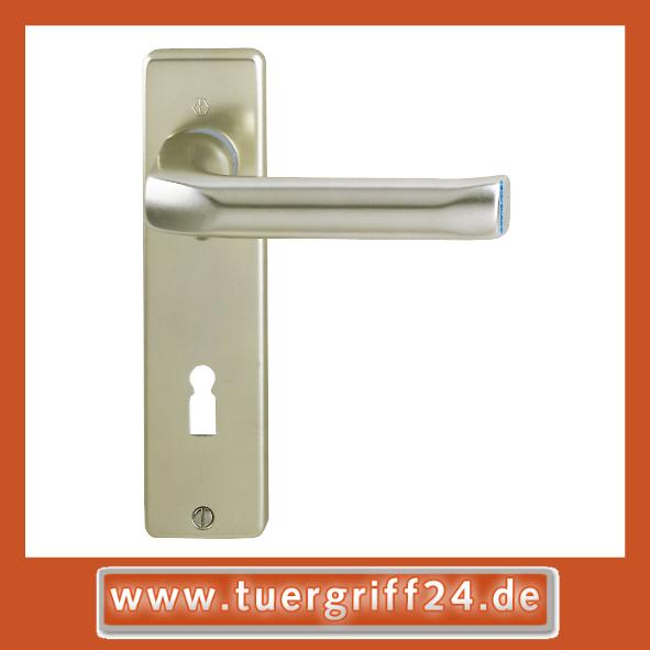 Hoppe London Aluminium Kurzschildgarnitur  F2 Neusilber 113/202KP, 6675110, 6780084, 6675201, 6675284